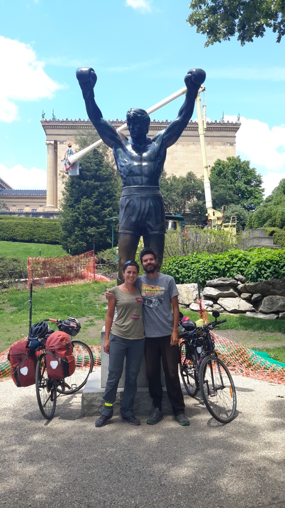 Con Rocky en Filadelfia